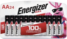 Energizer MAX AA MFR Sealed Batteries 2 X 24 Packs (48) Exp 12/2040 Free Ship