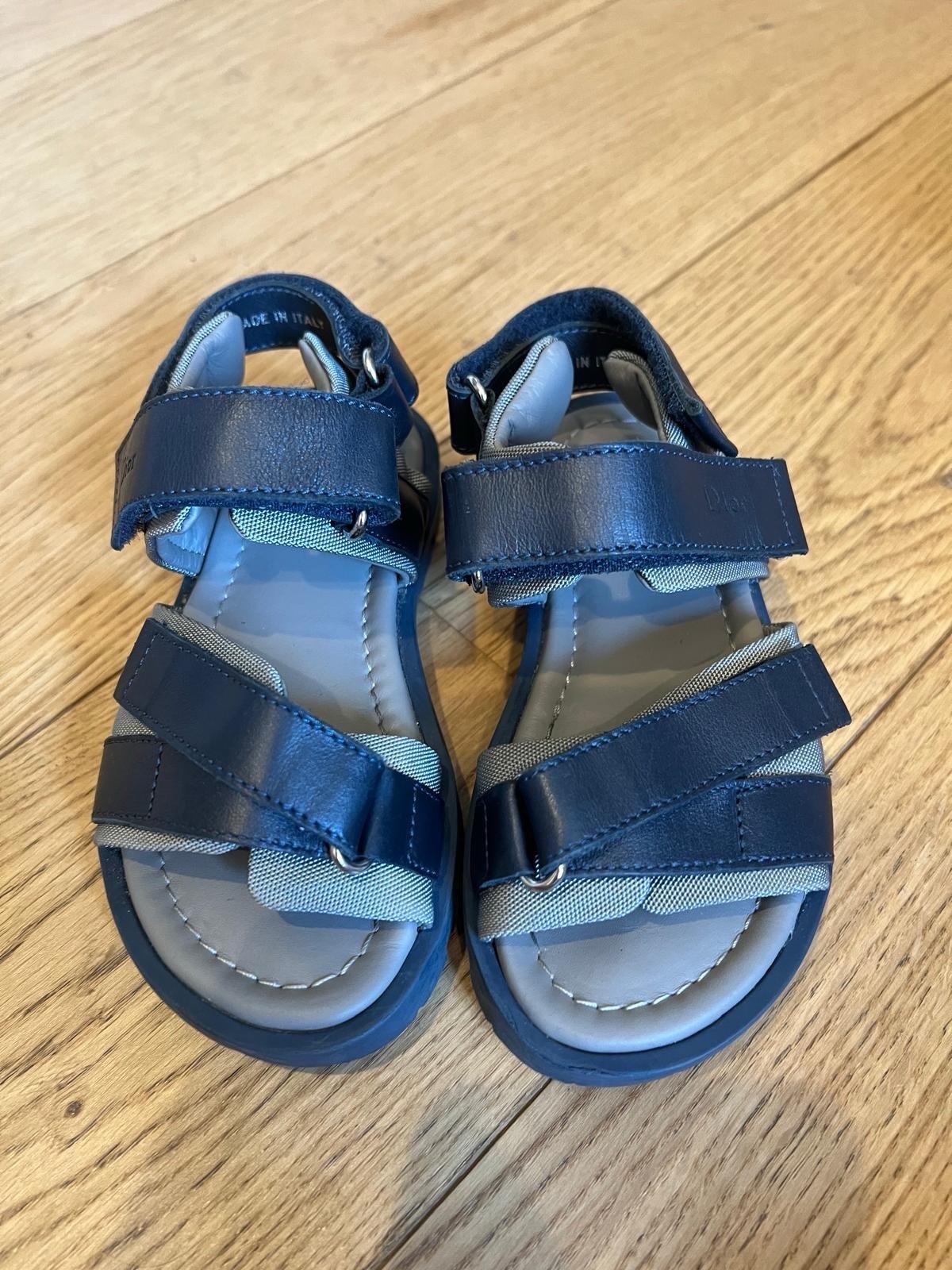 Christian Dior Kids Sandals Blue EU 25 Unisex