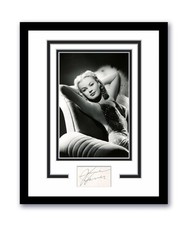 June Haver Autographed Signed 11x14 Framed Photo Vintage Hollywood ACOA