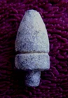 EXCAVATED DIMMICK RIFLE BULLET w/LARGE SPRUE .38 CALIBER (CORINTH)