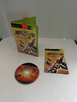 #ad MX Superfly Featuring Ricky Carmichael Microsoft Xbox 2002 Complete with Manual $9.00