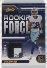 2022 Panini Absolute Rookie Force Gold 46/49 Jalen Tolbert #RF-24 13hf