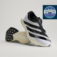 adidas Adizero EVO SL Zip KH9623 Cloud White Core Black Silver Men Running Shoes