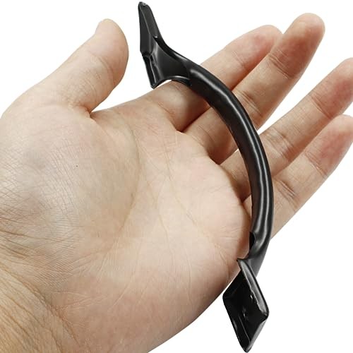 4Pcs 6” Metal Door Handles Bow Handle, Large Door Pulls 6‘’ - 4Pcs Matte Black