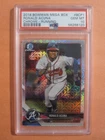 RONALD ACUNA JR. PSA 10 ROOKIE BRAVES 2018 BOWMAN MEGA BOX CHROME RUNNING #BCP1