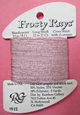 Rainbow Gallery  Frosty Rays  Needlepoint Thread  Y015 Lt Antique Mauve