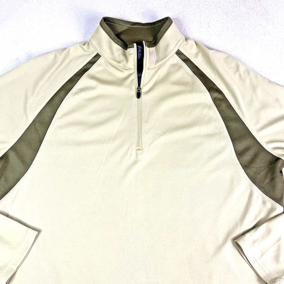 Женский пуловер Pearl Izumi XL зеленый на молнии 1/4 для велоспорта бега - Изображение 2 из 4