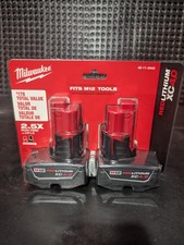 Milwaukee M12 REDLITHIUM XC4.0 12V 4.0Ah Li-Ion Battery 2-Pack 48-11-2442 Red