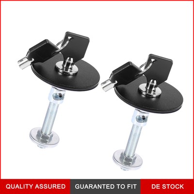 2 stücke Auto Motor Hood Latch Lock Quick Release Haube Cover Lock Schwarz