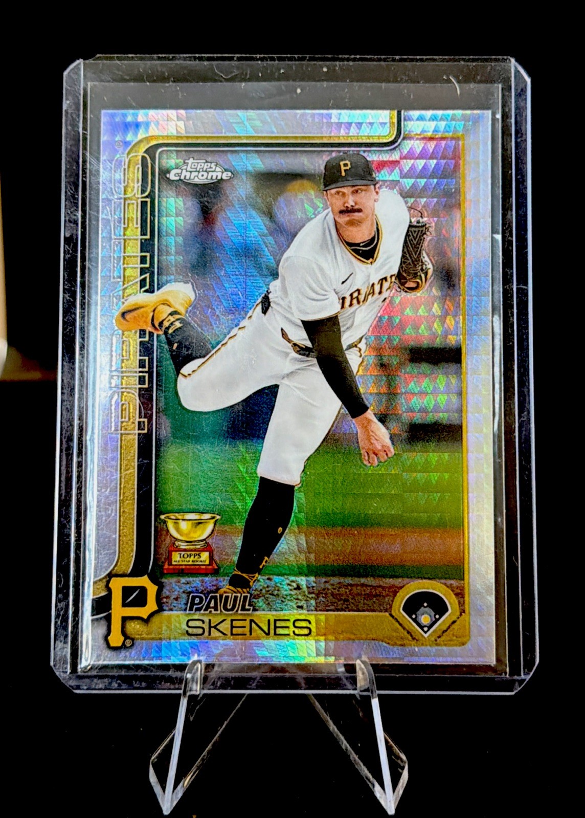2025 Topps Chrome - Paul Skenes #300 Prism Refractor