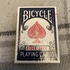 Bicycle Rider Back Playing Cards Poker 808 Blue Made in OHIO USA  SEALED NEW