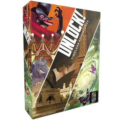 Unlock! Timeless Adventures - Cooperative Escape Room Board Game for Family, and