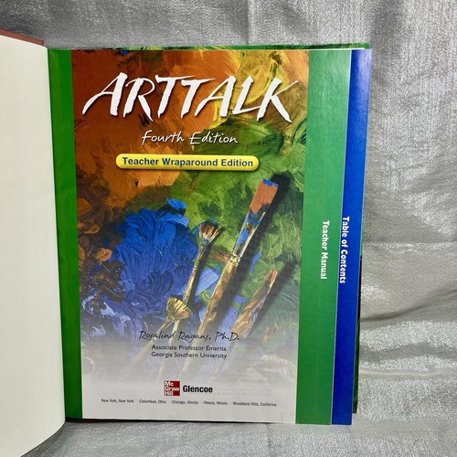 2005 Glencoe ART TALK Hardcover Wraparound TEACHER and STUDENT Edition Textbooks | eBay
