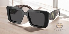 PRADA PR 23YS 1AB5S0 Black Dark Grey 51 mm Women's Sunglasses