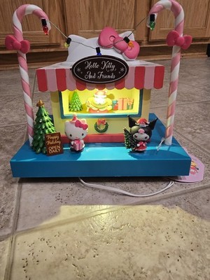 Hello Kitty Christmas Walgreens 2025 Light Up Candy Shop House Decor 6.5''H (NEW)