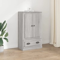 Highboard Sonoma Grau Aus Holzwerkstoff 60 X 35,5 X 103,5 Cm