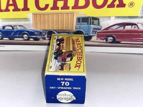 Vintage Boxed Matchbox New Model Grit-Spreading Truck No. 70 Excellent Condition - Picture 5 of 10