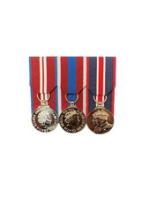 Court Mounted  Medal Set, Diamond, Platinum Jubilee and Kings Coronation full si