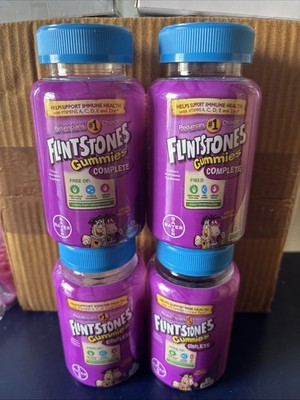 Flintstones Children's Complete Multivitamin Gummies, 70 Count, 4 Bottles
