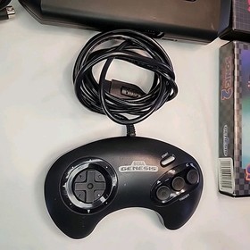 Sega Genesis Console MK-1631 Bundle 1 Controller 3 Games Sonic 1 2 Streets Rage