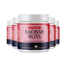 5-Pack Baobab Bliss Powder - Baobab Powder Weight Appetite Management