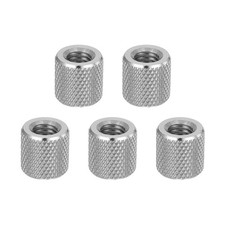 5 Pcs M6 Knurled Thumb Nuts, Stainless Steel Lock Adjusting Nuts, D10 x H10mm
