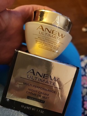 Avon Anew Ultimate Muli- Performance Night And Day Cream. Day Cream No Box New
