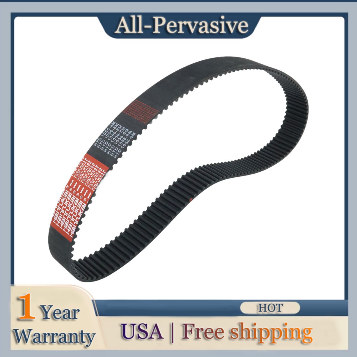 For Harley-Davidson Primary Belt 8mm 1 1/2" BDL-30853 132 Tooth Compatible