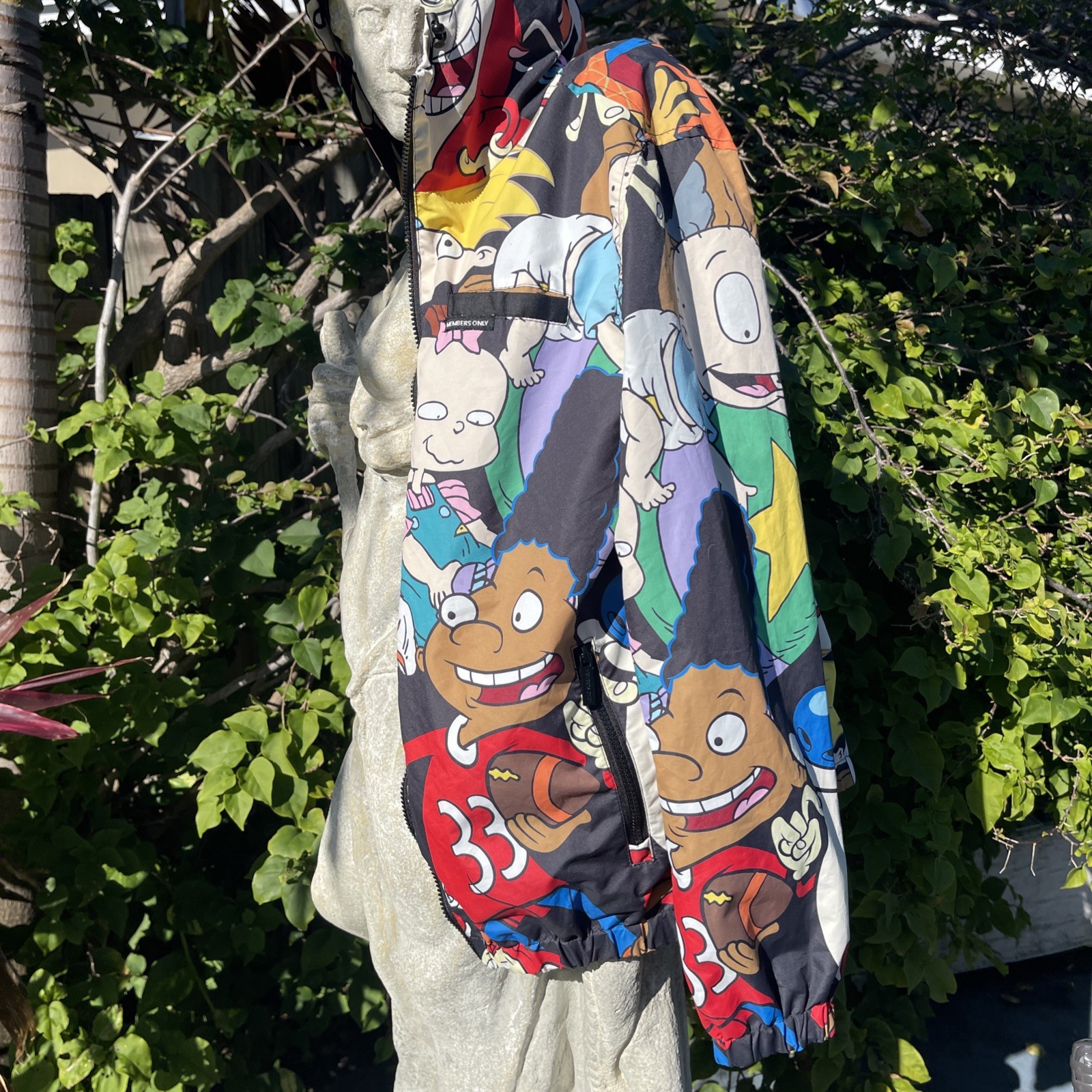 NEW Members Only Nickelodeon Unisex Size Small HEY ARNOLD RUGRATS CATDOG Jacket image 9