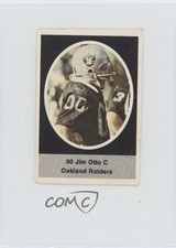 1972 Sunoco NFL Action Player Stamps Jim Otto HOF 2f4