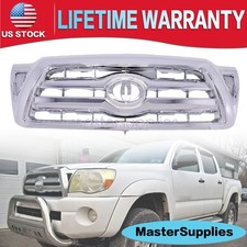Fits For Toyota Tacoma 2005-2011 Front Bumper Upper Grille Chrome Grill Plastic Fits For Toyota Tacoma 2005-2011 Front Bumper Upper Grille Chrome Grill Plastic