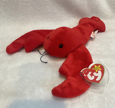 Ty Beanie Babies Pinchers Lobster Plush Vintage 1993 Beanie Babies Collection 3