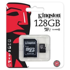 Kingston 128GB microSD Card Class 10 Canvas Select