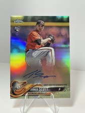 2018 Topps Chrome Refractor - Rookie Auto Tanner Scott #RA-TSC 168/499