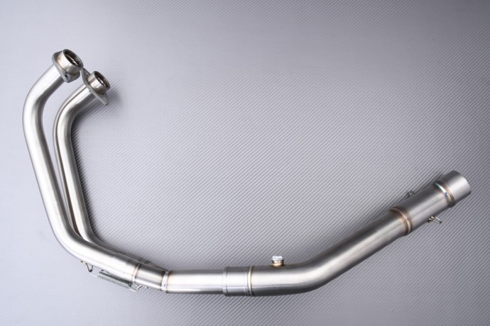 Ligne d'échappement YAMAHA YZF R3 collecteurs en acier pour optimiser le moteur sur piste