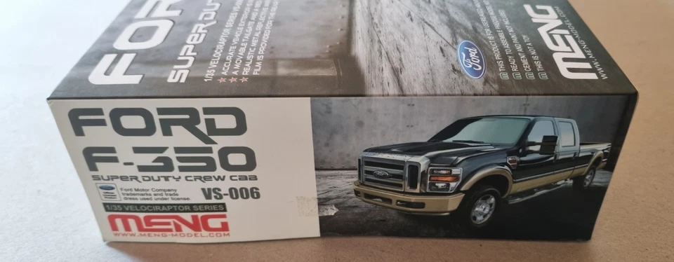 Meng Scala 1/35 Ford F-350 Super Duty Crew Cab - Immagine 3 di 3