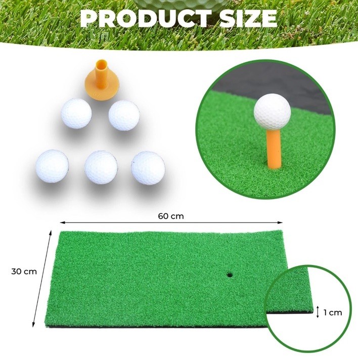 Golf Net 10x7ft Golf Practice Net and Mat for Backyard Home Training