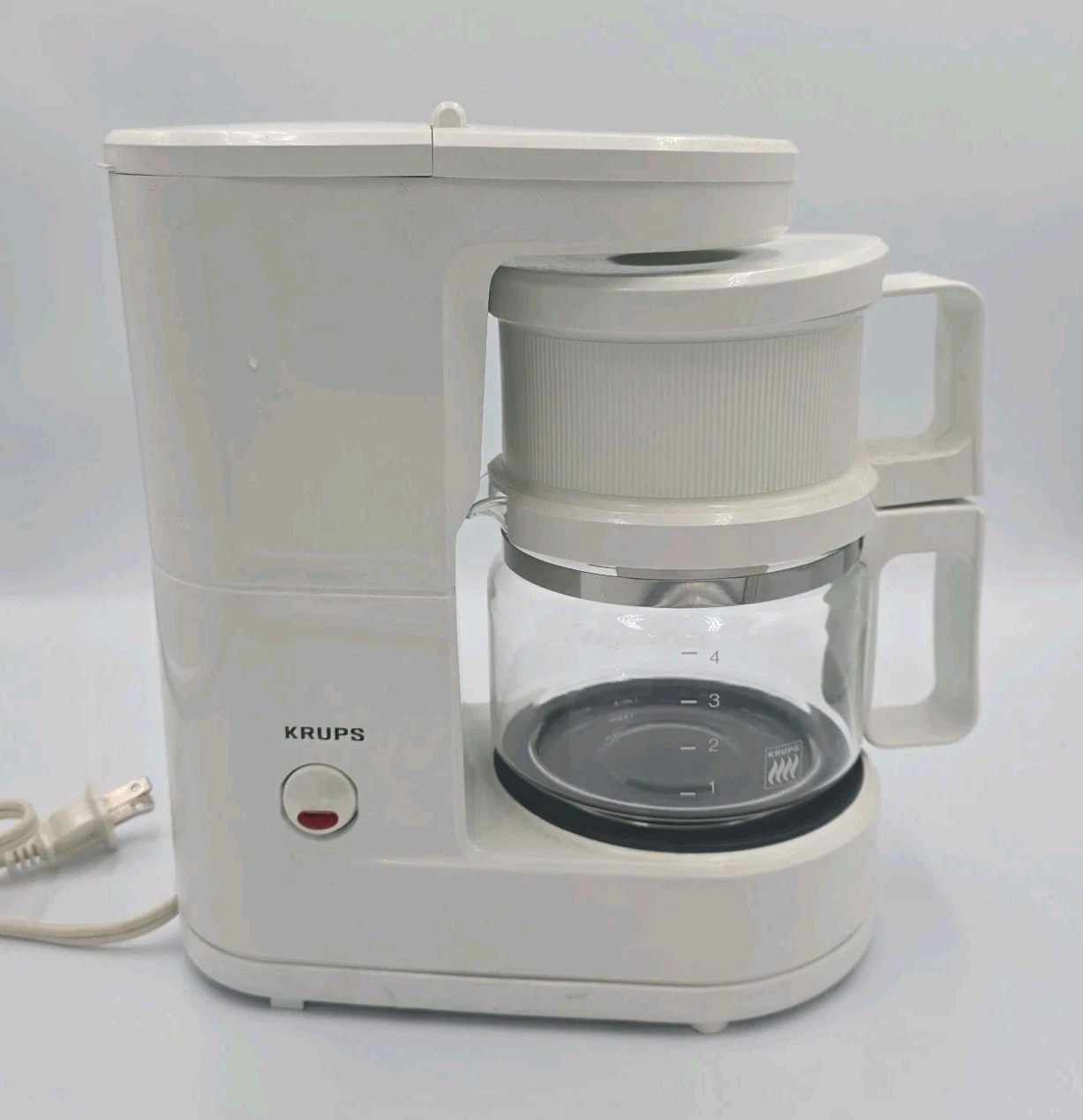 KRUPS Brewmaster Jr. Type 170 4 Cup Coffee Maker White Germany Tested & Working