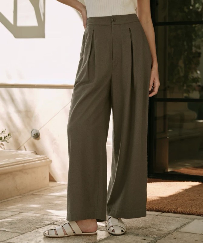 Jenni Kayne Relaxed Trouser Moss Size 0 Retails $295 Brand New