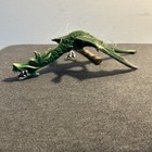 Handcrafted Flying DRAGON Made Of sawdust and Resin w/gemstone eyes Green — photo 6