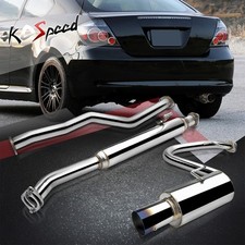 4 Burnt Tip Muffler Steel Catback Exhaust System For 05-10 Scion Tc 2az-fe 2.4l