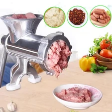 Multifunction Meat Grinder Mincer Stuffer Hand Manual Sausa Filler Maker Machine