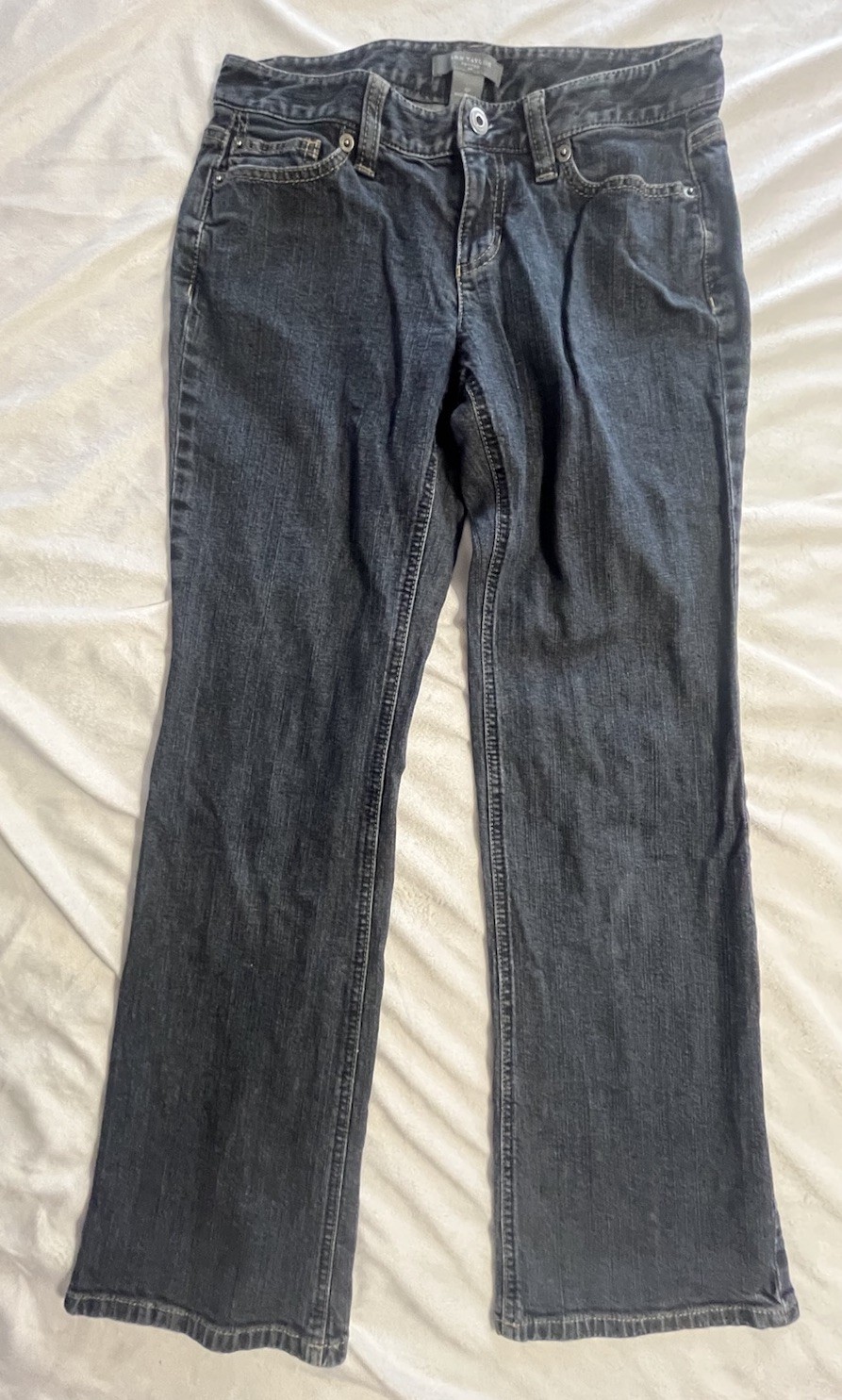 Ann Taylor Petites Women’s Jeans Size 4P Denim Black