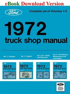 1972 Ford Truck Shop Manual (eBook Download)