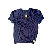 NWT Nike Vapor Big Kids Size 2XL NAVY Football Training Jersey Shirt 908739-419