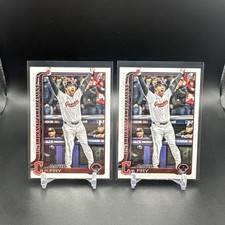 2025 Topps Series 2 - David Fry #401 Cleveland Guardians (2) Cards
