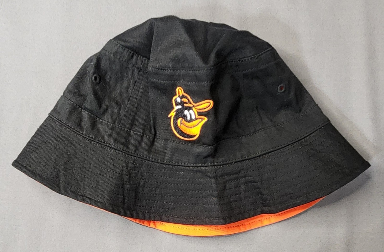 Baltimore Orioles Bucket Hat Miller Lite- Reversible Orange & Black