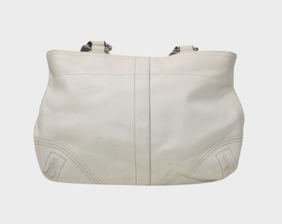 バッグ COACH soho double pocket tote bag White COACH Soho Double