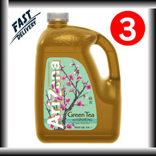 AriZona Green Tea with Ginseng & Honey 128 fl oz Pack of 3