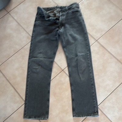 Jack & Jones Herren Jeans Relaxed Gerade W30 L32 grau Denim Five-Pocket